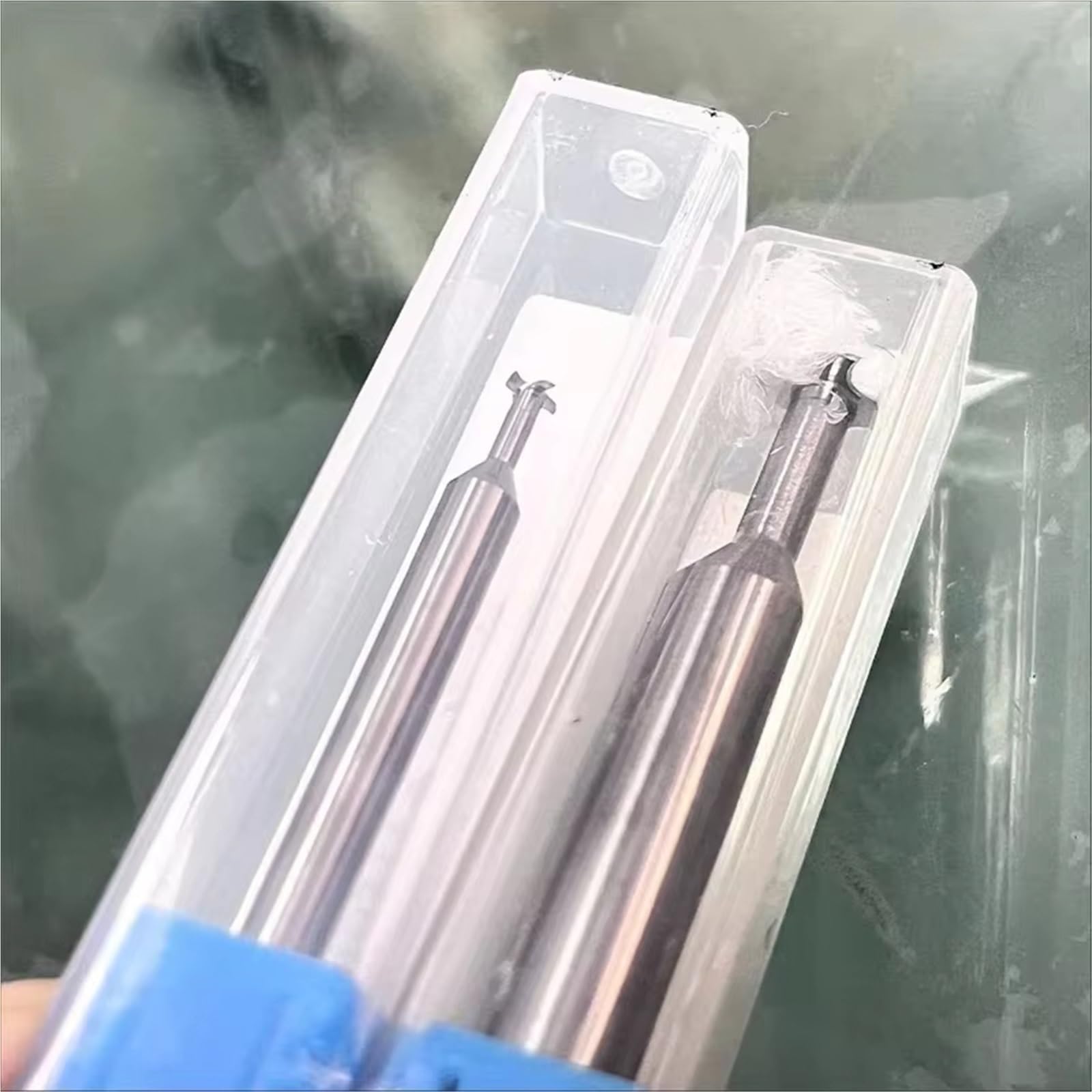 Fresa de ranura en T carburo CNC 4 mm a 10, 6 y 8, portaherramientas para fresadora flauta 55 grados HRC(T2xD8xd3.5x8x50L)