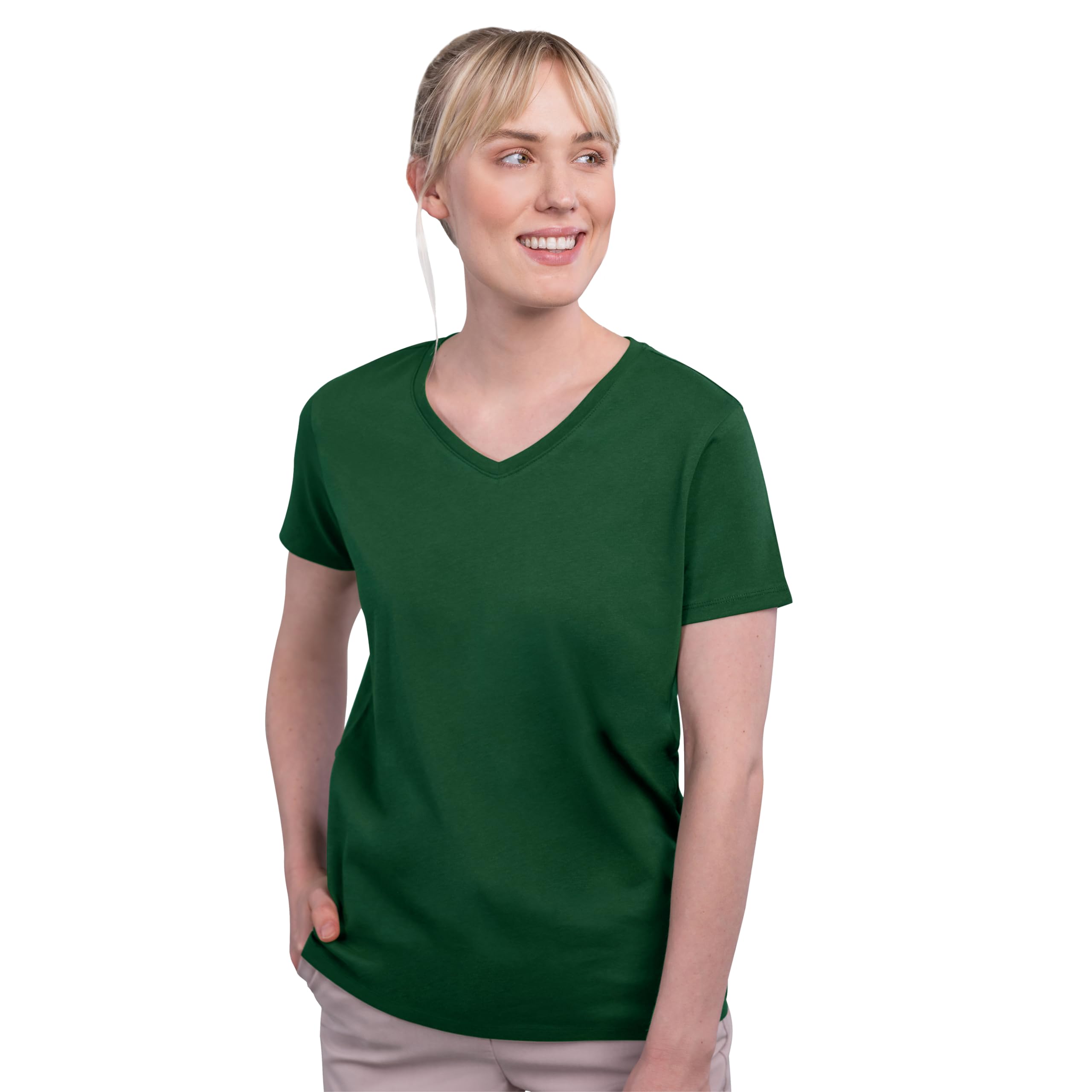 HRM Damen F Luxury V-Neck Tee