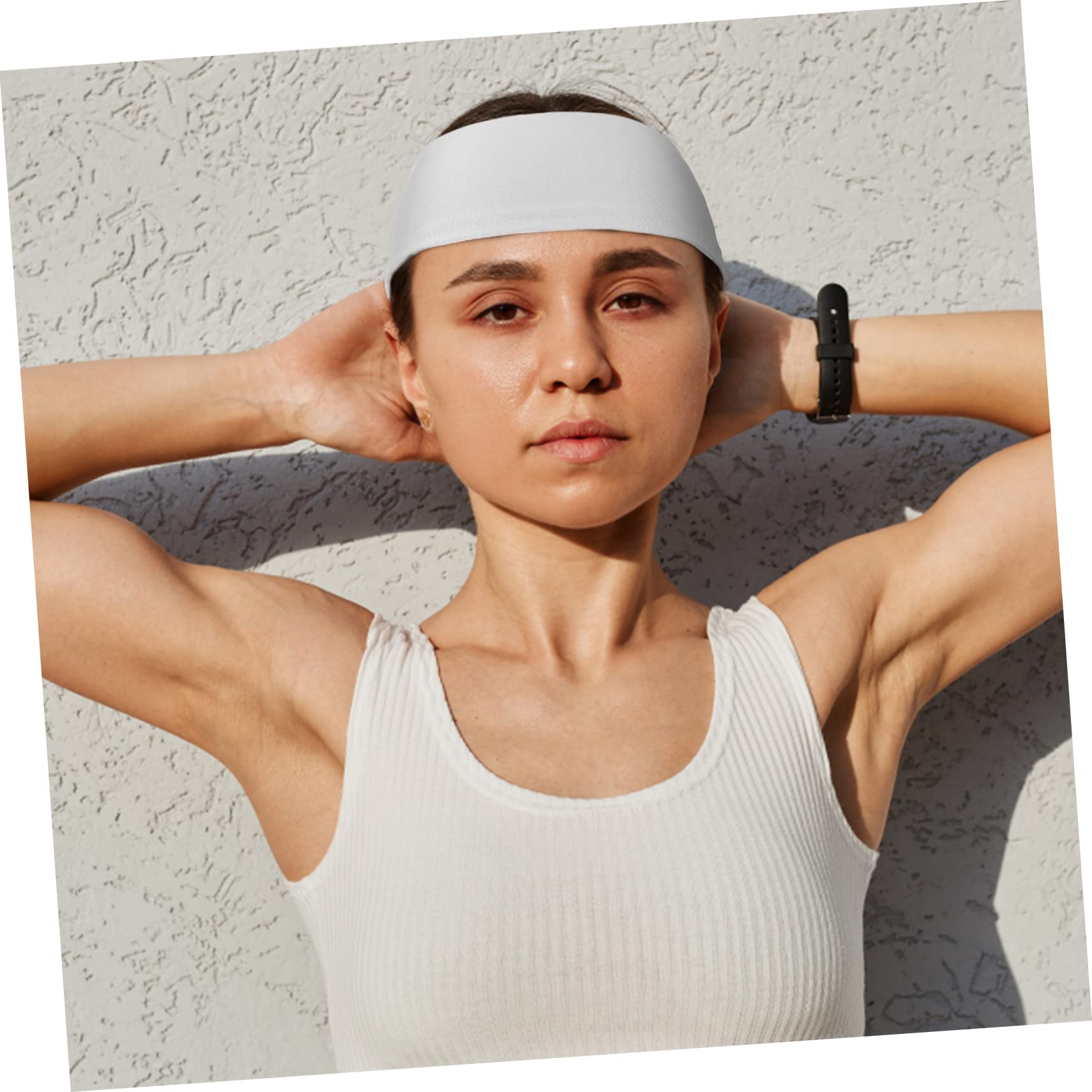Abaodam Banda Antideslizante Ajustable para Diademas Sweatbands Transpirables para Hombres Y Mujeres Colores para Ejercicio Y Actividades