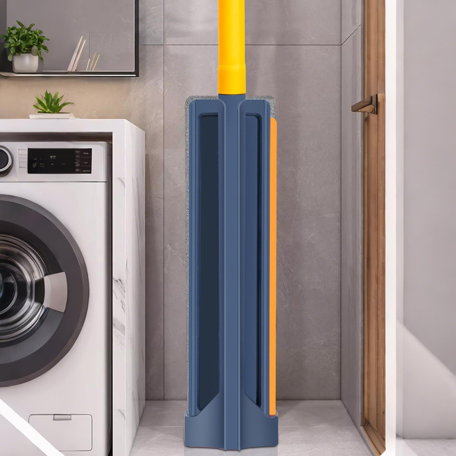Mopa Plana de Microfibra 360° Giratorio en Seco y Húmedo | Herramienta de Limpieza de Suelos para Suelos de Cocina, Baño, Hogar, Comercial, Alfombra, Madera Dura, Baldosas y Más