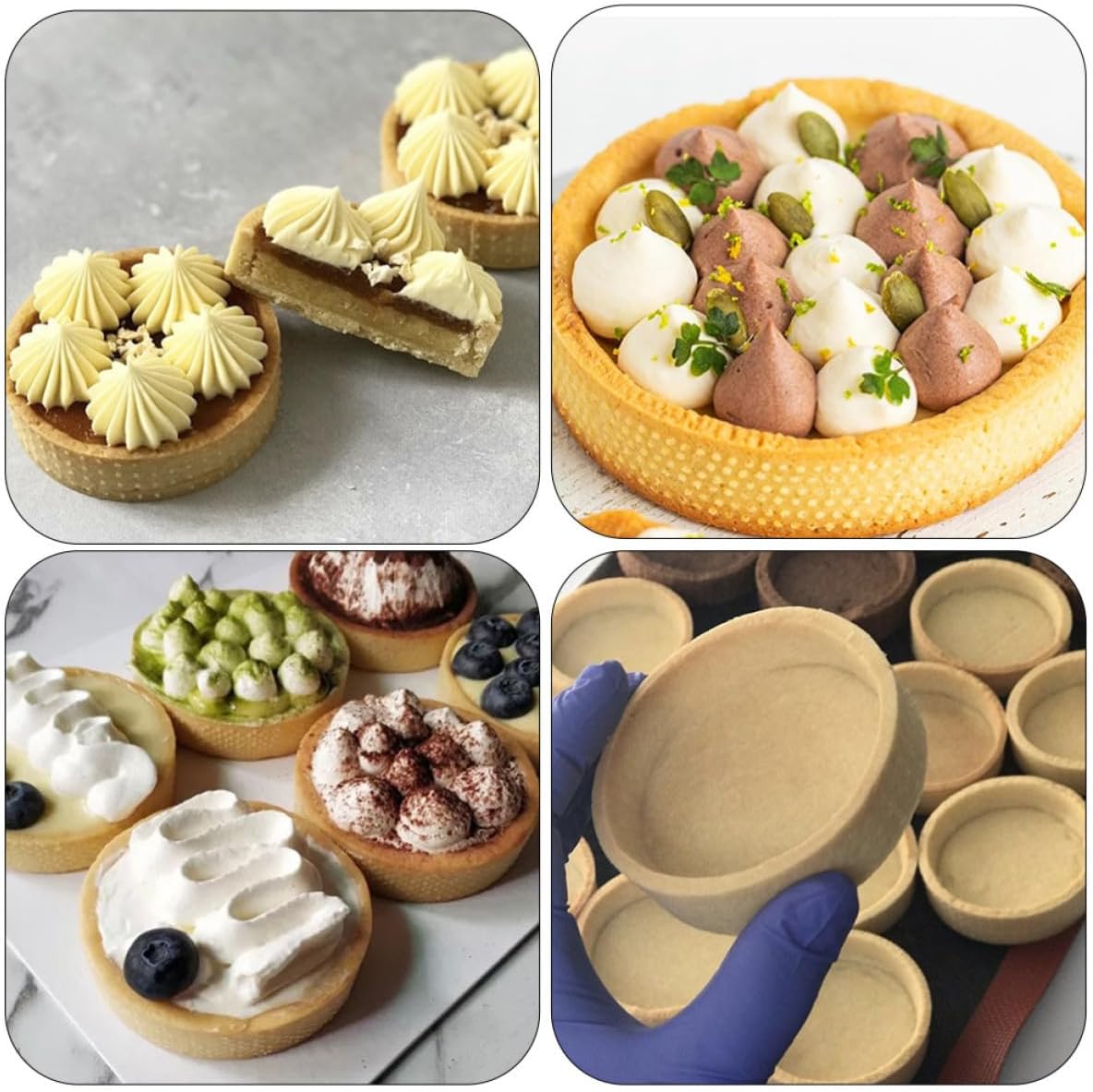 Stainless Steel round Cake Ring Mold for Dessert Baking and Chocolate