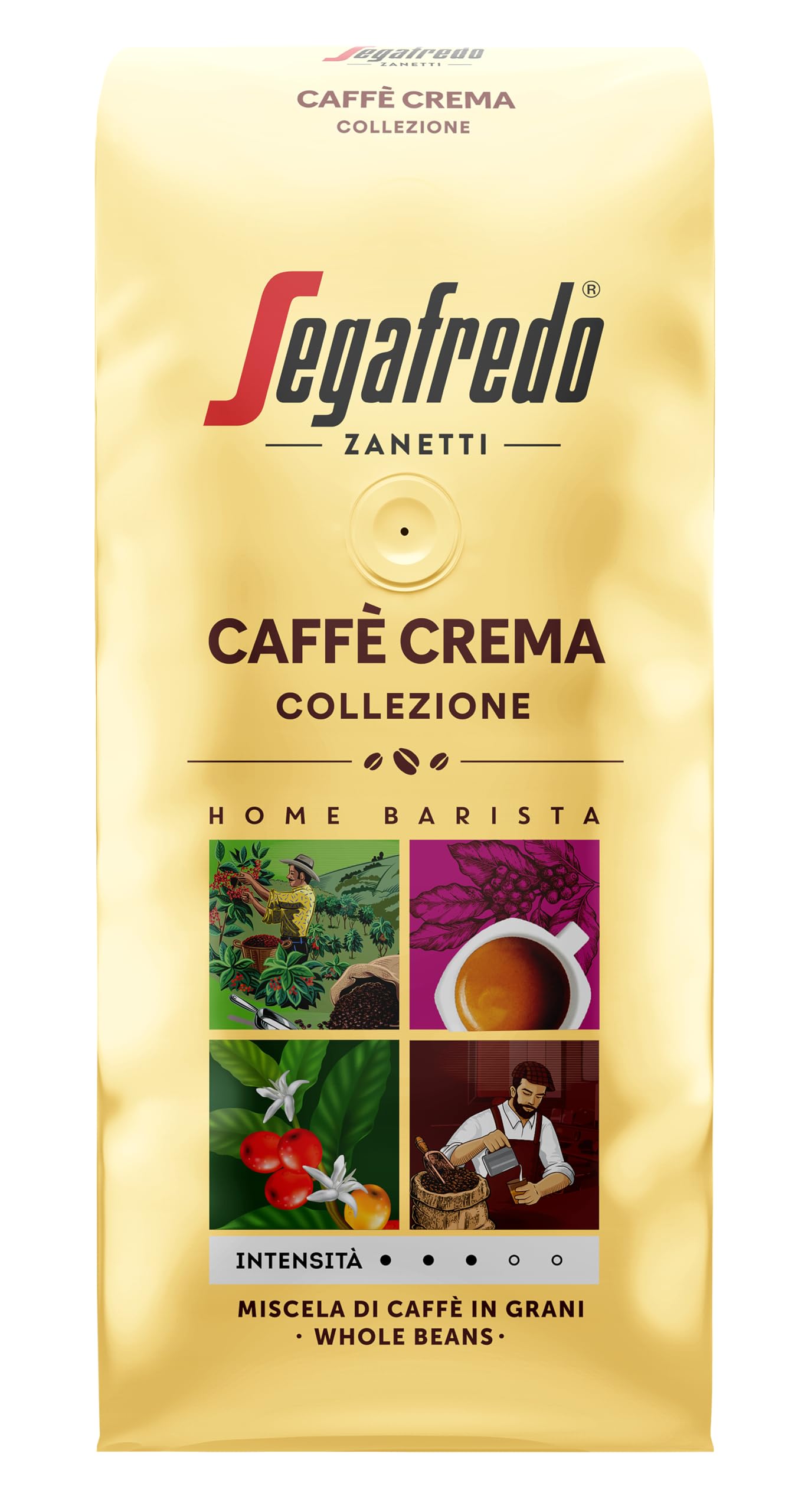 Sponsored Ad – Segafredo Zanetti Coffee Beans Caffè Crema Collezione Beans 1Kg Pack