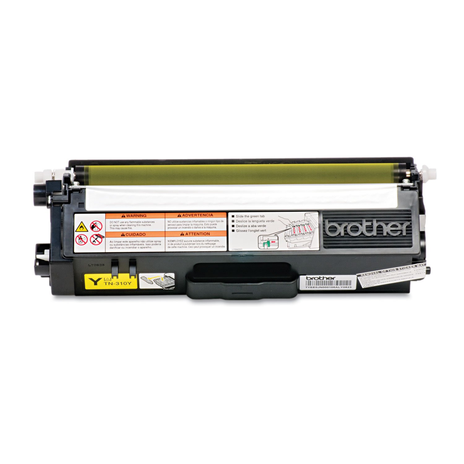 Photo 1 of Brother Genuine TN310Y Color Laser Yellow Toner Cartridge