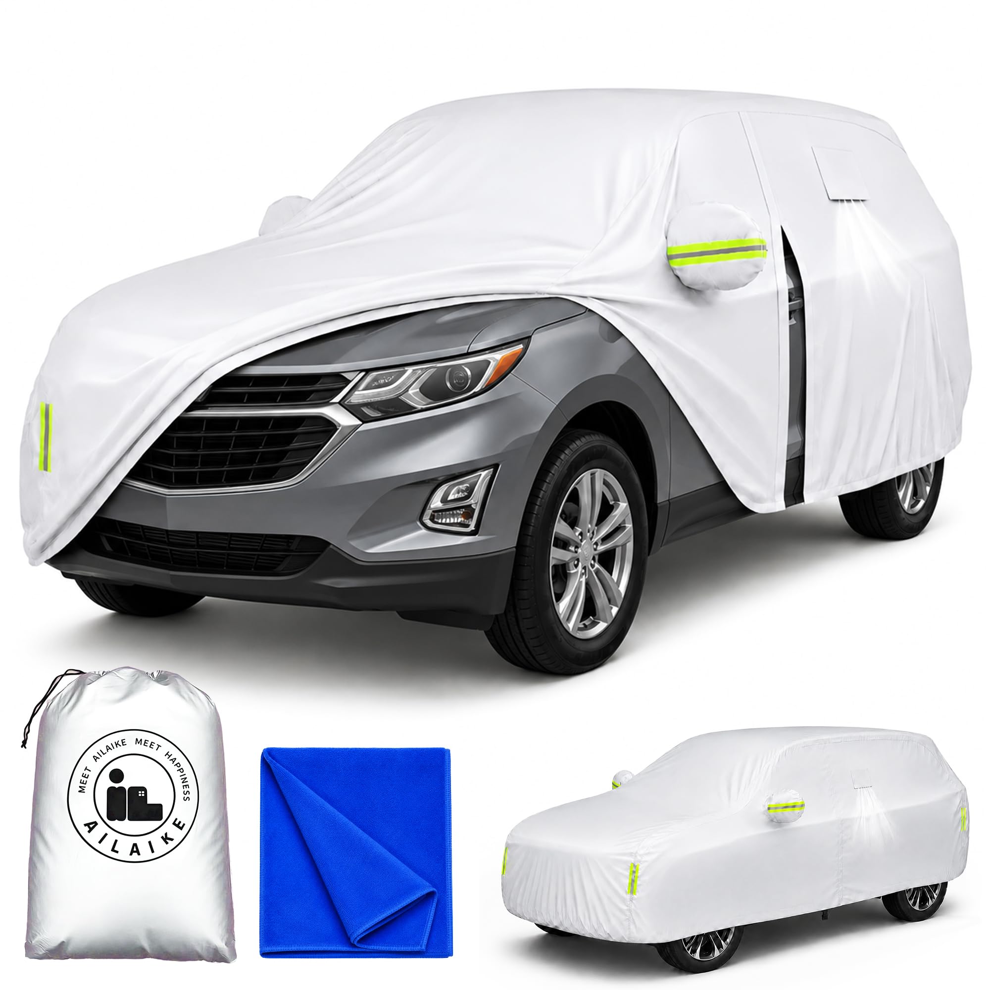 Car Cover Waterproof All Weather Custom Fit for Chevy Equinox.