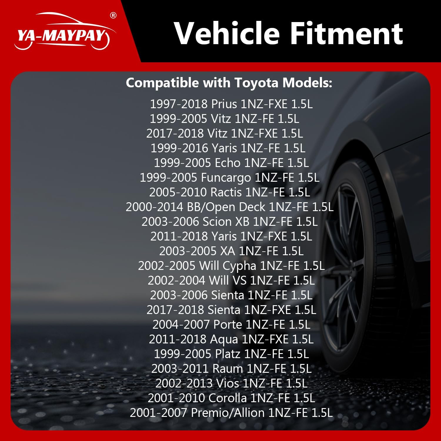 Timing Chain Kit Sets Compatible with Toyota Prius,Vitz,Yaris,Echo,Funcargo,Ractis,BB/Open Deck,Scion XB,XA,Will,Platz,Raum 1NZ-FE/1NZ-FXE 1.5L