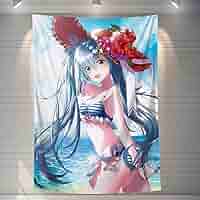 初音ミク 3Dポスター(水着、額縁入り)２枚セット+旗(壁掛けタペストリー)１枚 Amazon.co.jp: タペストリー 初音ミク 背景布 大判 布ポスター