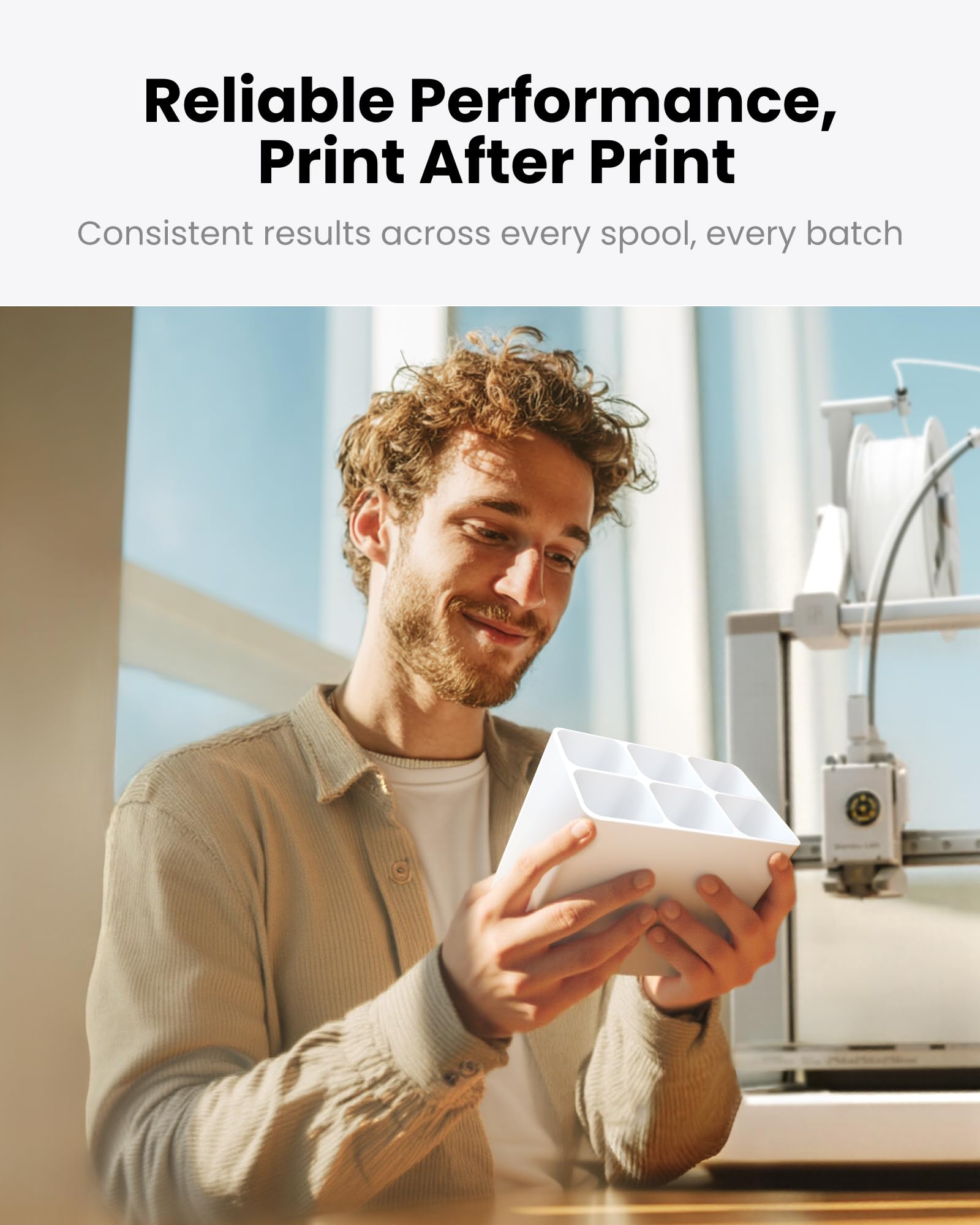 PLA Basic - Filamento de repuesto presecado de 1 kg para carretes reutilizables, filamento de impresión 3D sin carrete de 1.75 mm, compatible con impresoras 3D Bambu Lab, color rojo