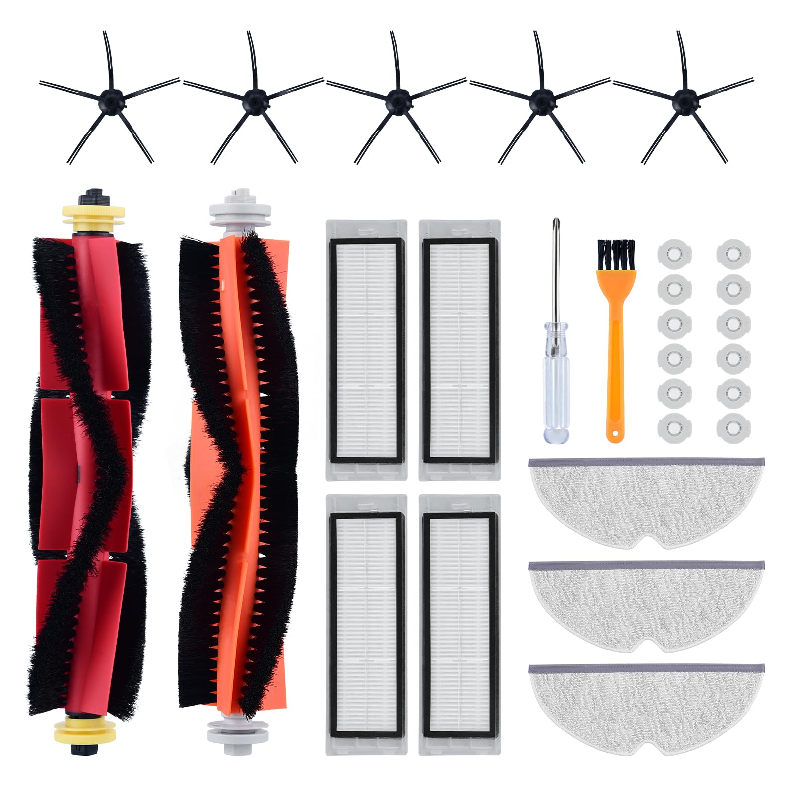 Ricambio Ingranaggi Spazzola Laterale Per Roborock S5, S6, S7, S5 Max, S6 Max, S7 Max (2 Pezzi)