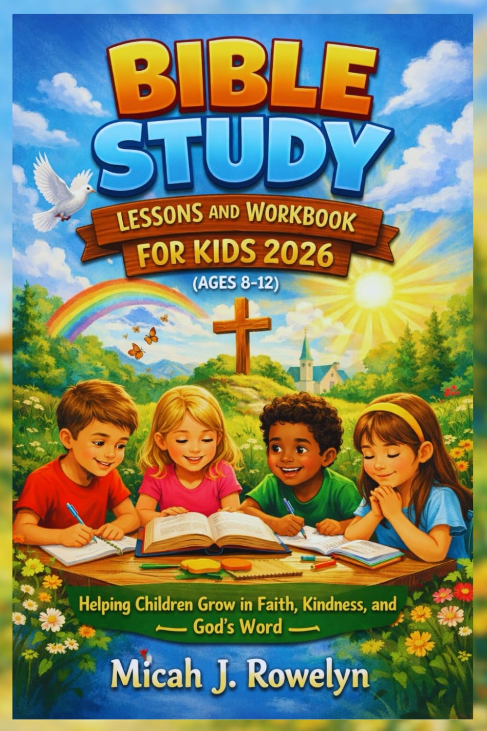 BIBLE STUDY LESSONS AND WORKBOOK FOR KIDS 2026 (AGES 8-12): Helping Children Grow in Faith, Kindness, and God’s Word