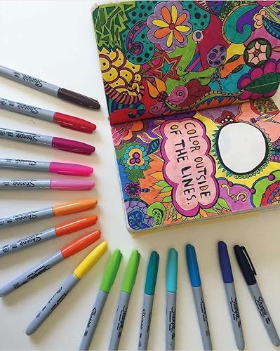 Miniatura 4 de SHARPIE Rotulador Permanente Edición Especial Wolf Fine & Ultra Fine Pack de 26