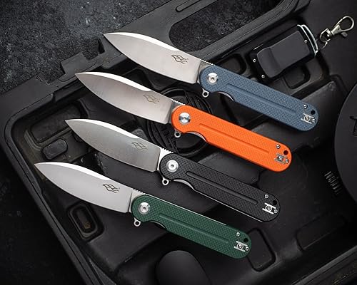 Miniatura 8 de Ganzo Firebird FH922PT-CF EDC Cuchillo de bolsillo plegable afilado D2 acero inoxidable negro hoja G10 mango con clip plegable al aire libre caza