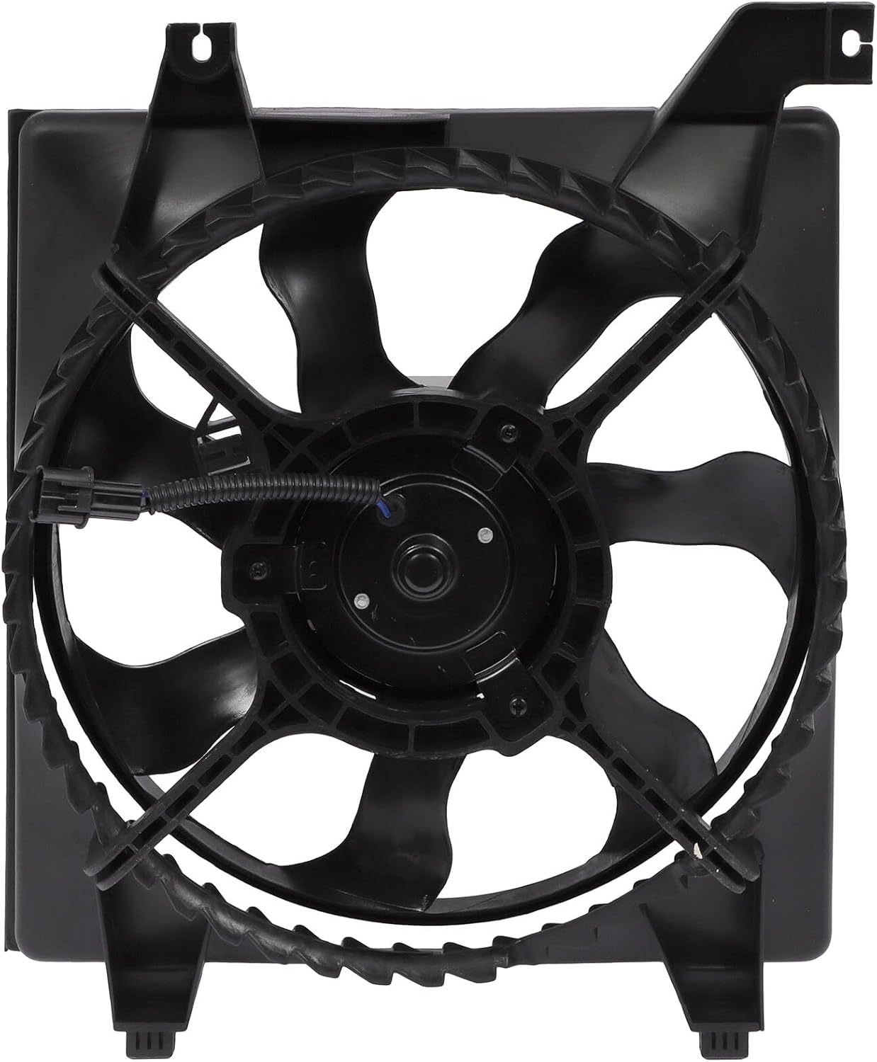 SCITOO Radiator Cooling Fan Assembly for 2006-2011 for Hyundai for Accent 1.6L; Replace 601080