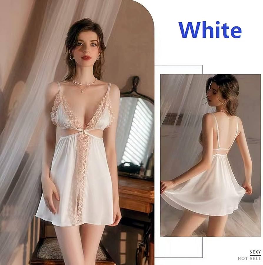 奥様のスリップ姿画像 