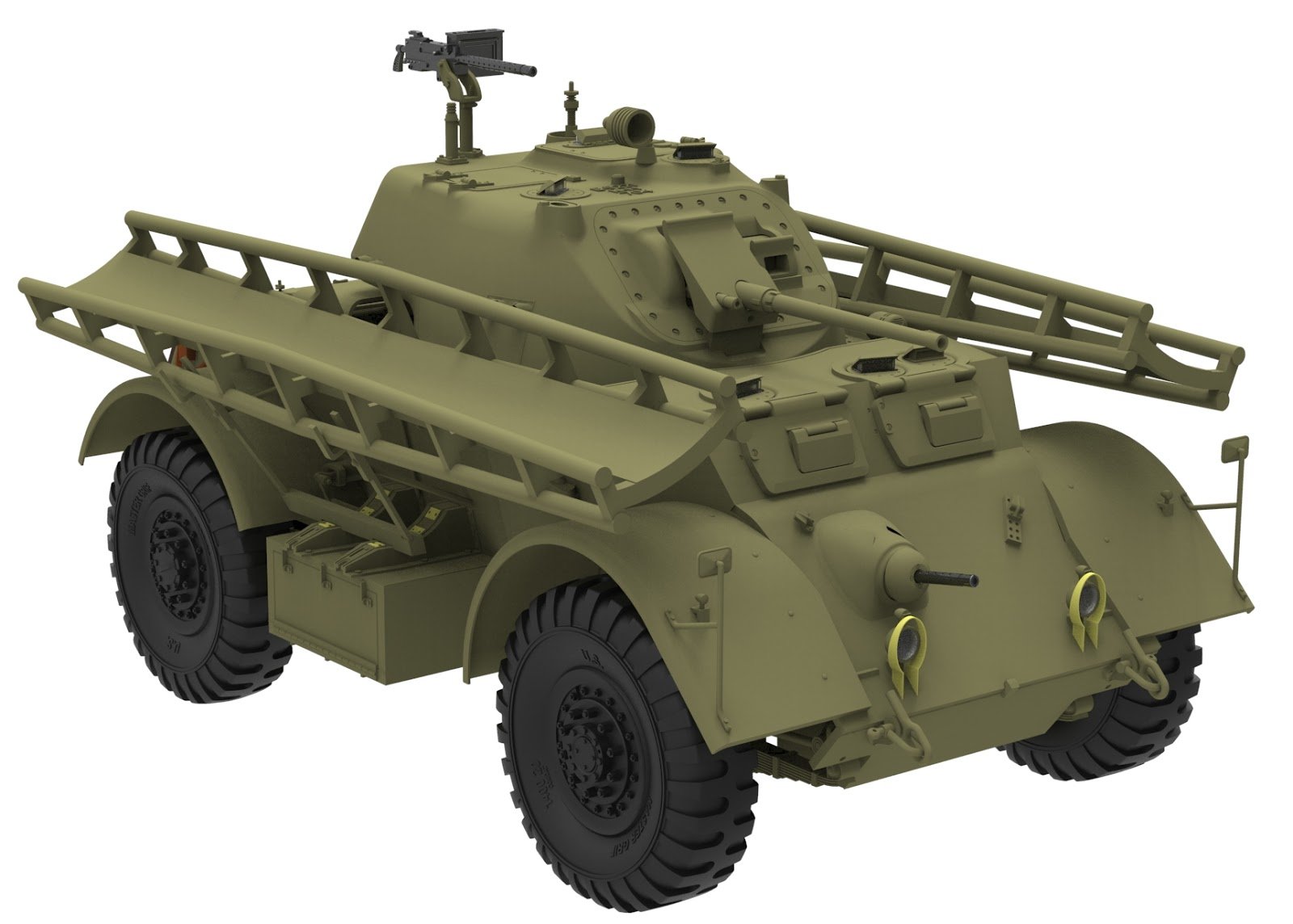 (未使用･未開封品)　ブロンコモデル 1/35 イギリス軍 T17E1スタッグハウンドMk.1後期型 12フィート突撃橋搭載型 プラモデル CB35115 wyeba8q Amazon | ブロンコモデル 1/35 イギリス軍 T17E1スタッグ