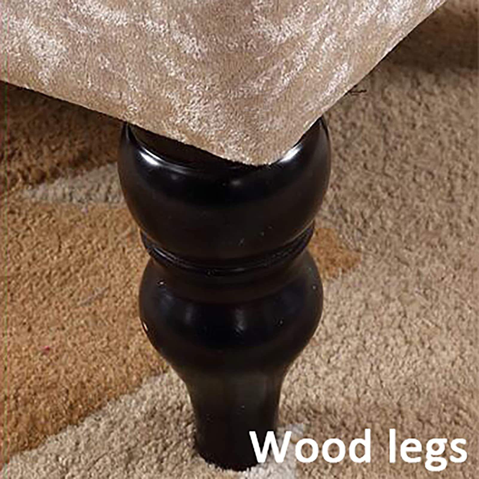 Banco de Almacenamiento tapizado en Terciopelo, otomana Rectangular de Felpa con Patas de Madera, baúl Acolchado con Tapa, Banco de Zapatos, Taburete para pies con Tapa elevable pa