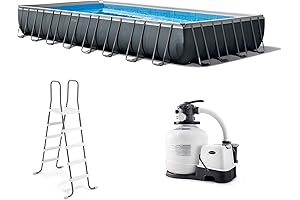 INTEX Ultra XTR Above Ground Swimming Pool: 32ft x 16ft x 6ft...
