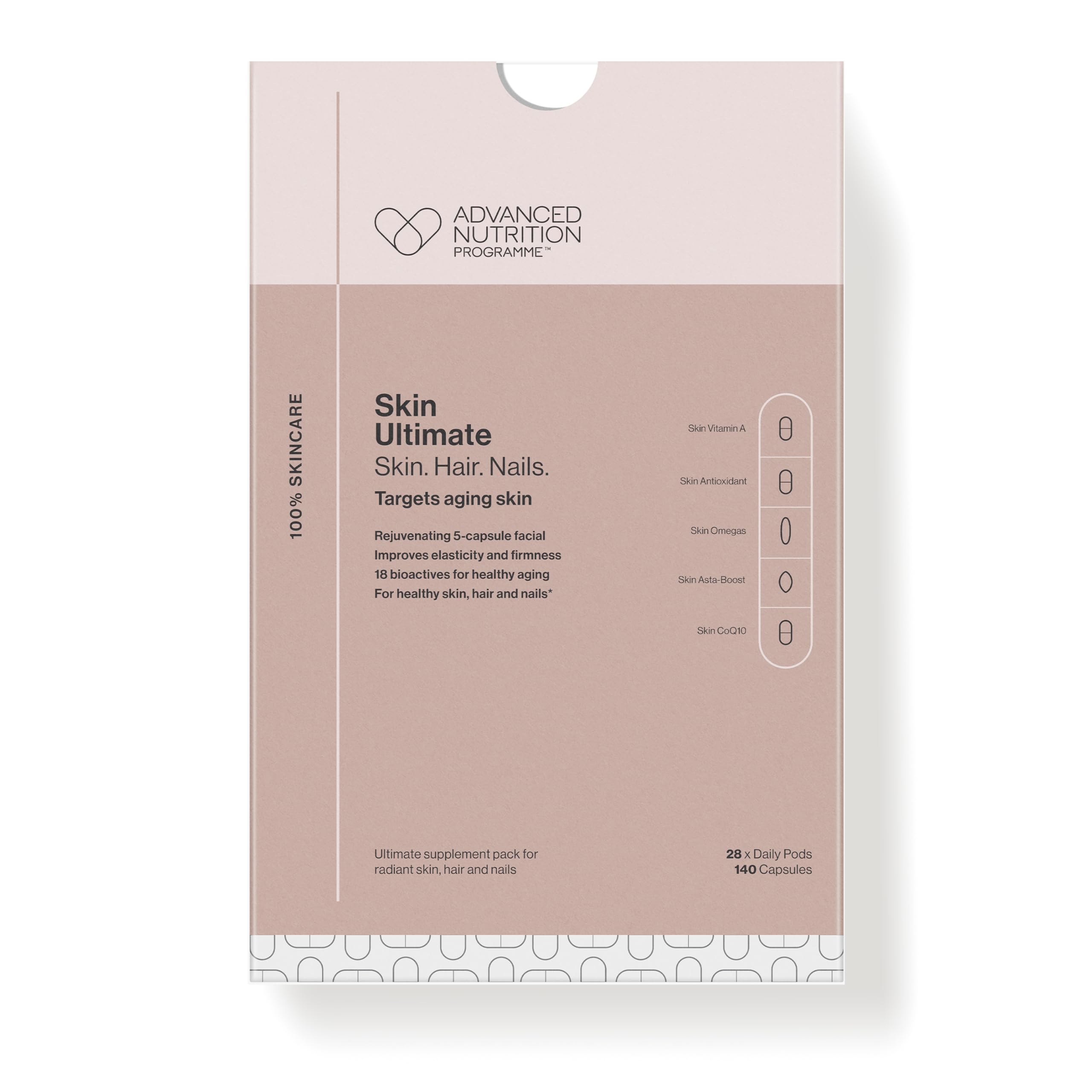 jane iredale Advanced Nutrition Programme Skin Ultimate Skin. Hair. Nails. Supplement distributed by jane iredale, 28-day supply