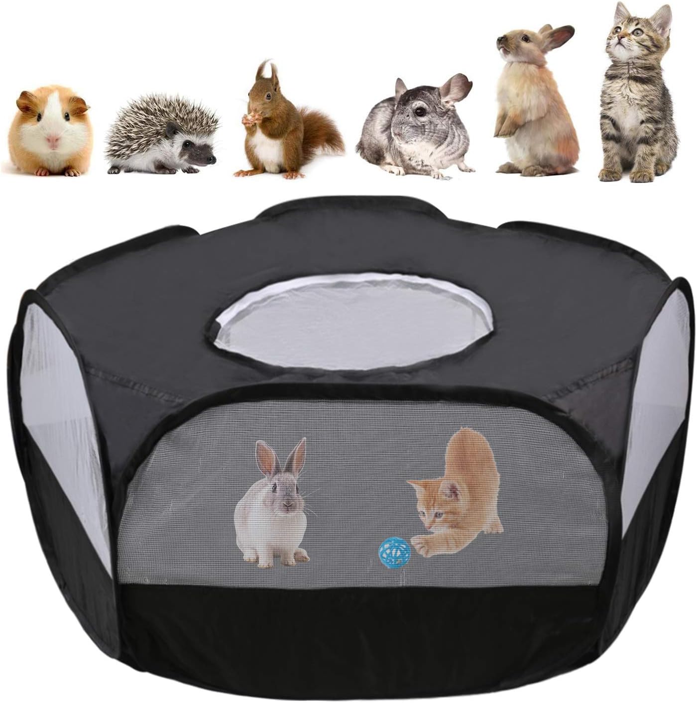 Flovingペットサークル 折りたたみ 猫ケージ サークル 室内 八角形 犬 ペットフェンス