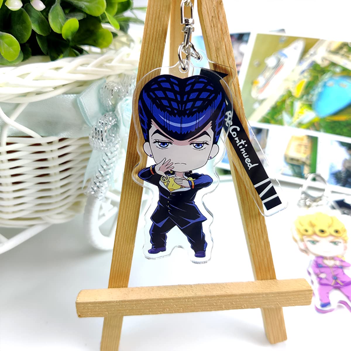 Amazon.co.jp: ジョジョの奇妙な冒険 キーホルダー ペンダント 空條 承