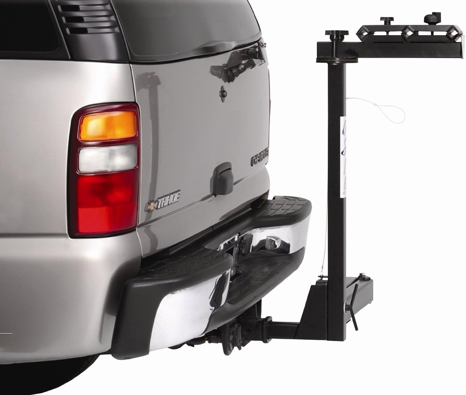 Surco ADBR300 Swing Away 3-Bike Rack with Integrated Lock for 2" Receiver Hitches; Black Finish