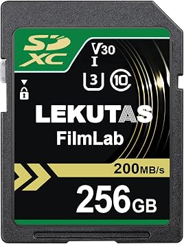 256GB UHS-I Memory Card - Up to 200MB/s Read Speed