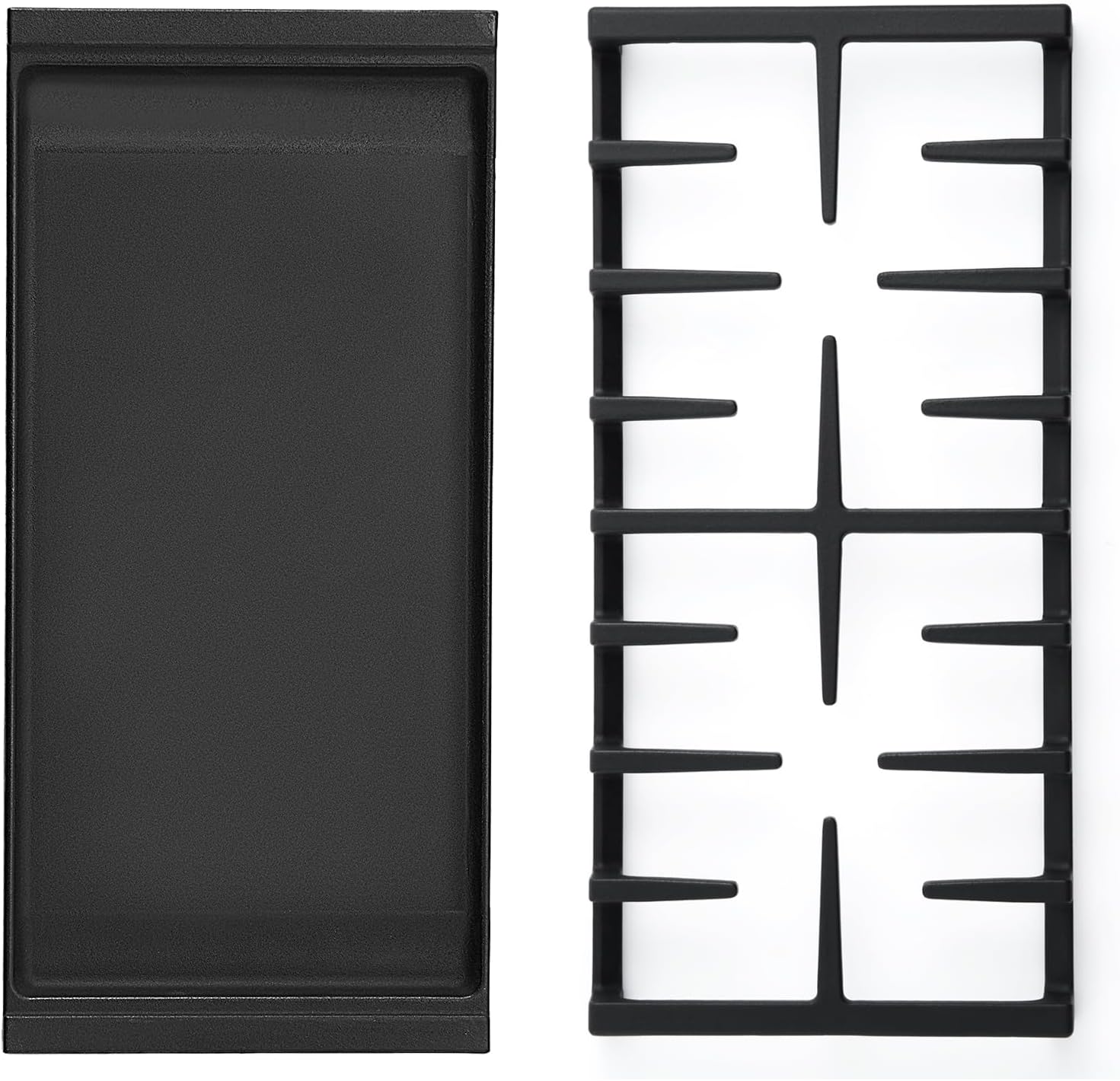 WB31X24738 Griddle WB31X27150 Stove Center Grate Replacement for GE Stove Parts General Electric Gas Range Stove Top Griddle Surface Burner Grate