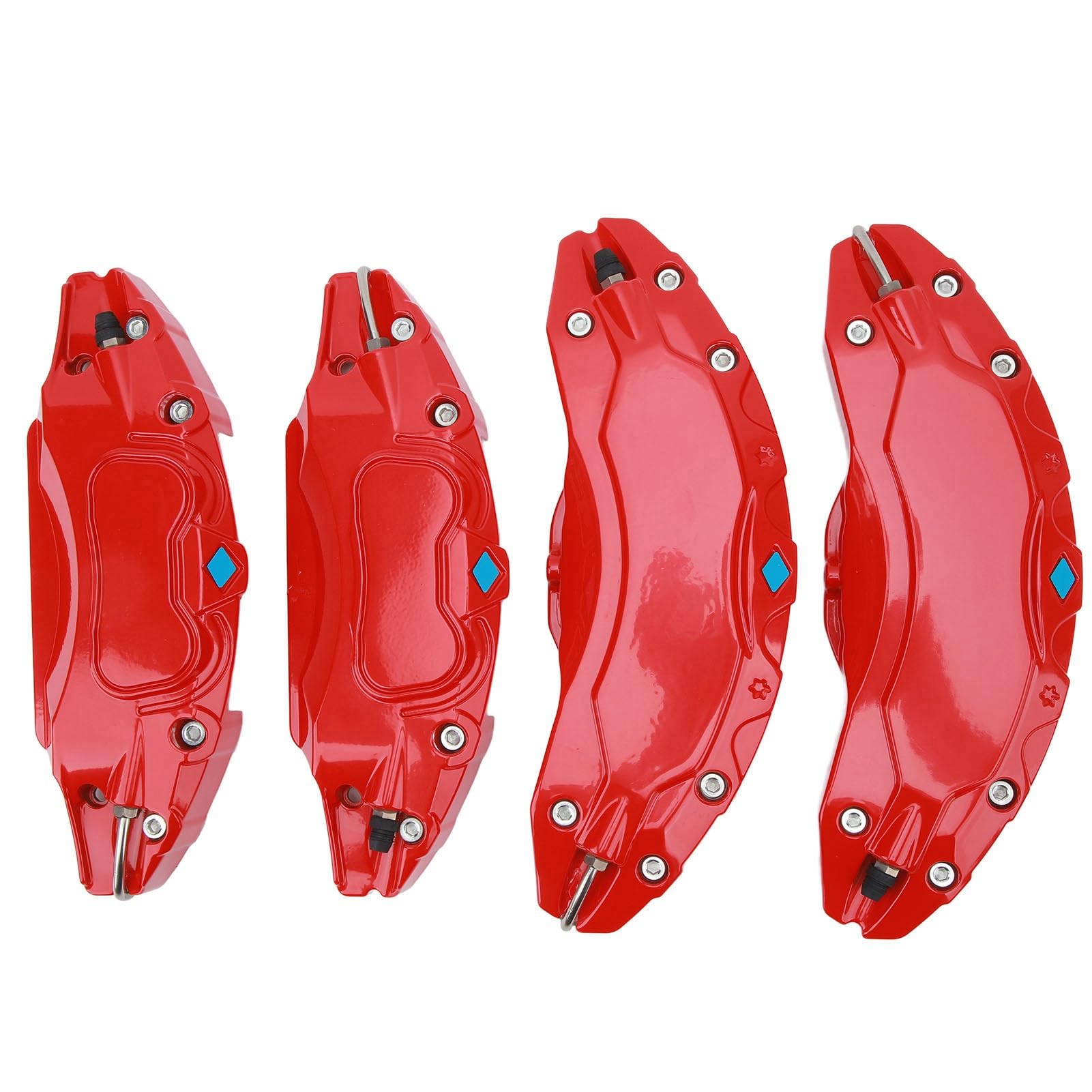 Generic Copri Pinza Freno Adatti per Model Y, Copri Pinza Freno a Disco da 19 Pollici e 20 Pollici, Protezione Alla Moda per gli Amanti Dell'auto (rosso)