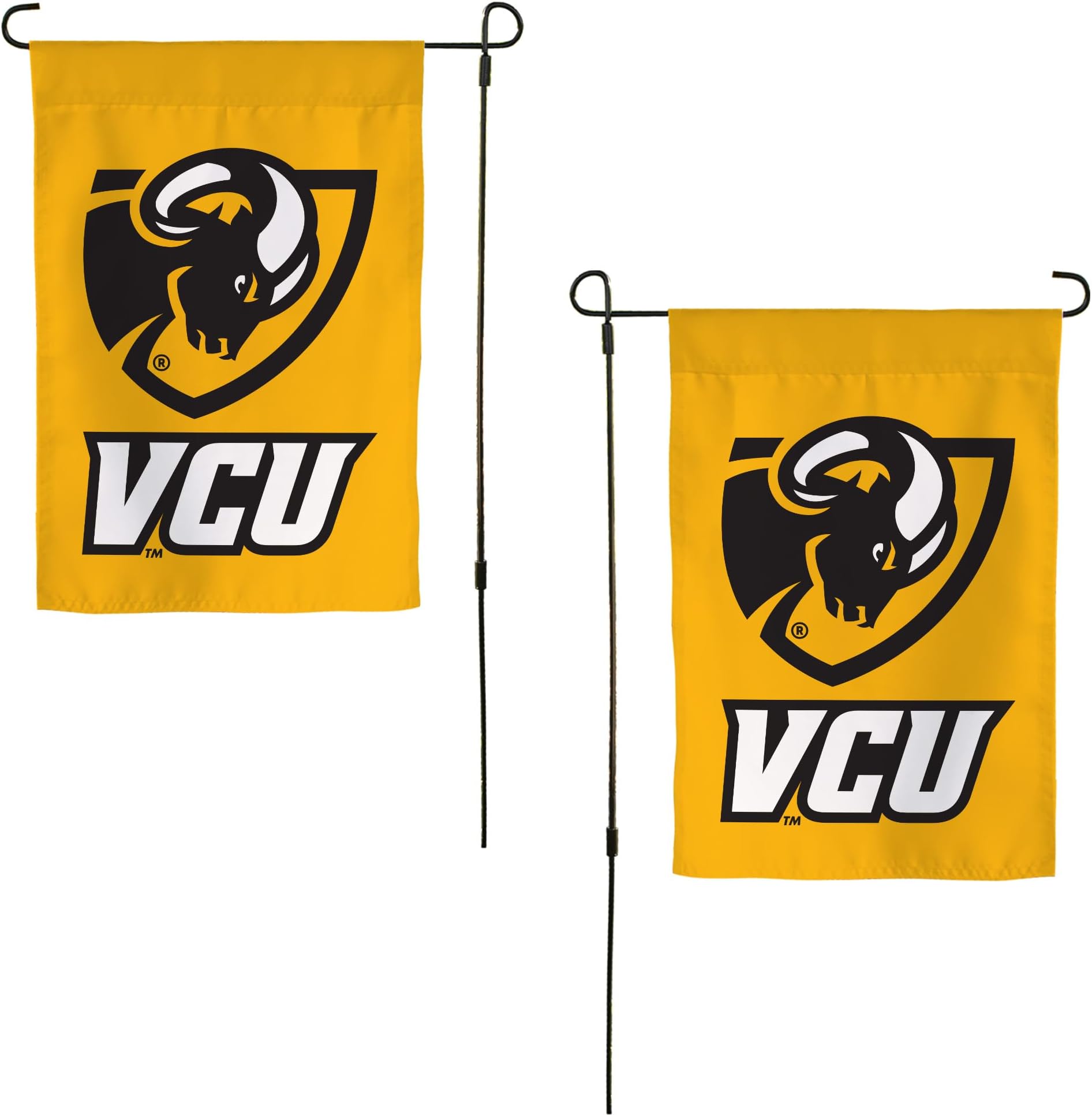 - Virginia Commonwealth University VCU Garden Flag – 19 x 12 inch Commonwealth Rams Banner, For Outdoor Display and Events (Design D)