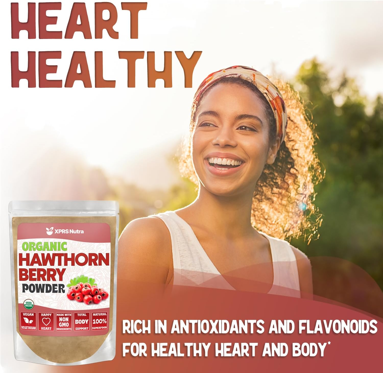 XPRS Nutra Organic Hawthorn Berry Powder – Premium USDA Organic Hawthorne Berry Powder for Cardiovascular Support – Vegan Friendly Hearth Health Supplement (4 Ounce) XPRS Nutra Organic Hawthorn Berry Powder – Premium USDA Organic Hawthorne Berry Powder for Cardiovascular Support – Vegan Friendly Hearth Health Supplement (4 Ounce)