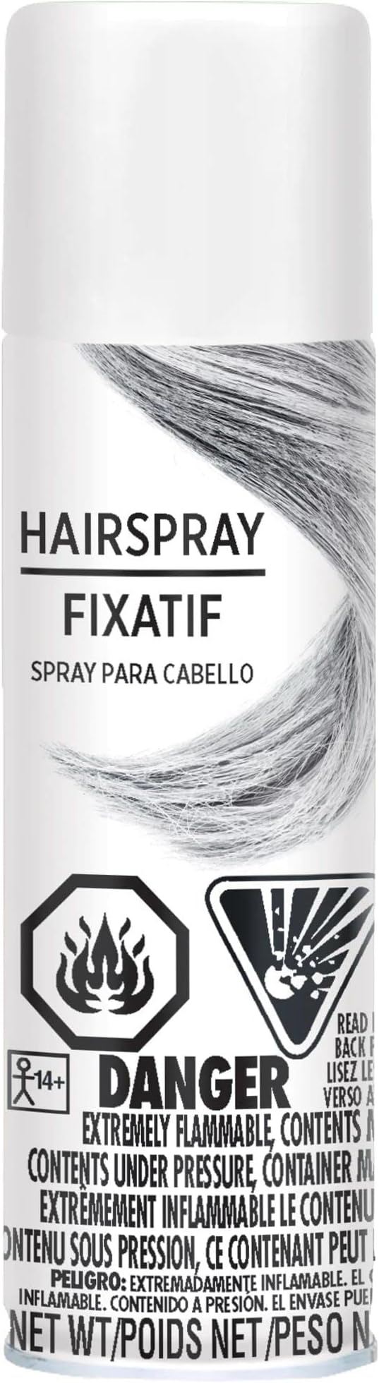 Hypo-Allergenic White Hair Spray - 3 oz. - Perfect Party Accessory, 1 Pc.
