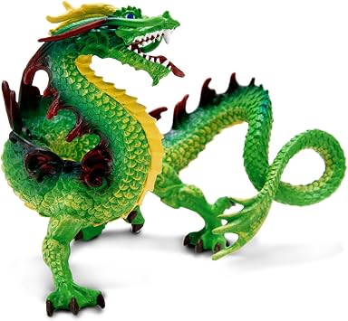 Safari Ltd. Chinese Dragon Figurine - Detailed 6" Plastic Model Figure - Fun Educational Fantasy Play Toy for Boys, Girls & Kids Ages 3+