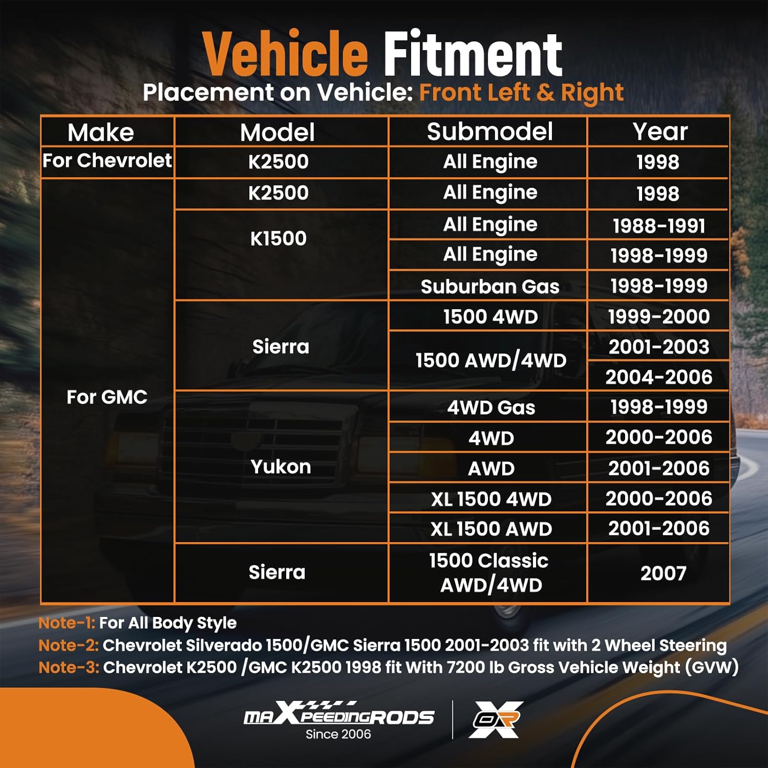 maXpeedingrods Front CV Axle for Chevy, Cadillac & GMC Models, Silverado 1500, Suburban, Tahoe, Avalanche, K1500, Sierra 1500, Escalade, Yukon, Left and Right, Replace# 66-1009