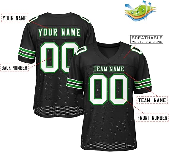 Custom Sewing Football Jersey for Men/Women/Youth,Personalized Stitched Team Name Number Big Size