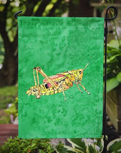 Miniatura 3 de Caroline's Treasures 8849GF Bandera de saltamontes en verde para buzón, bandera decorativa para patio exterior, patio, obras de arte de patio,