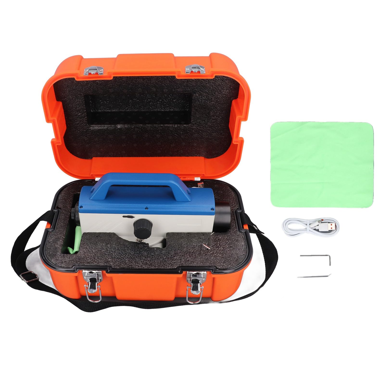 Wakects Nivel óptico, Herramienta de Topografía Impermeable con Aumento 42X para Medición de Carreteras en Construcción
