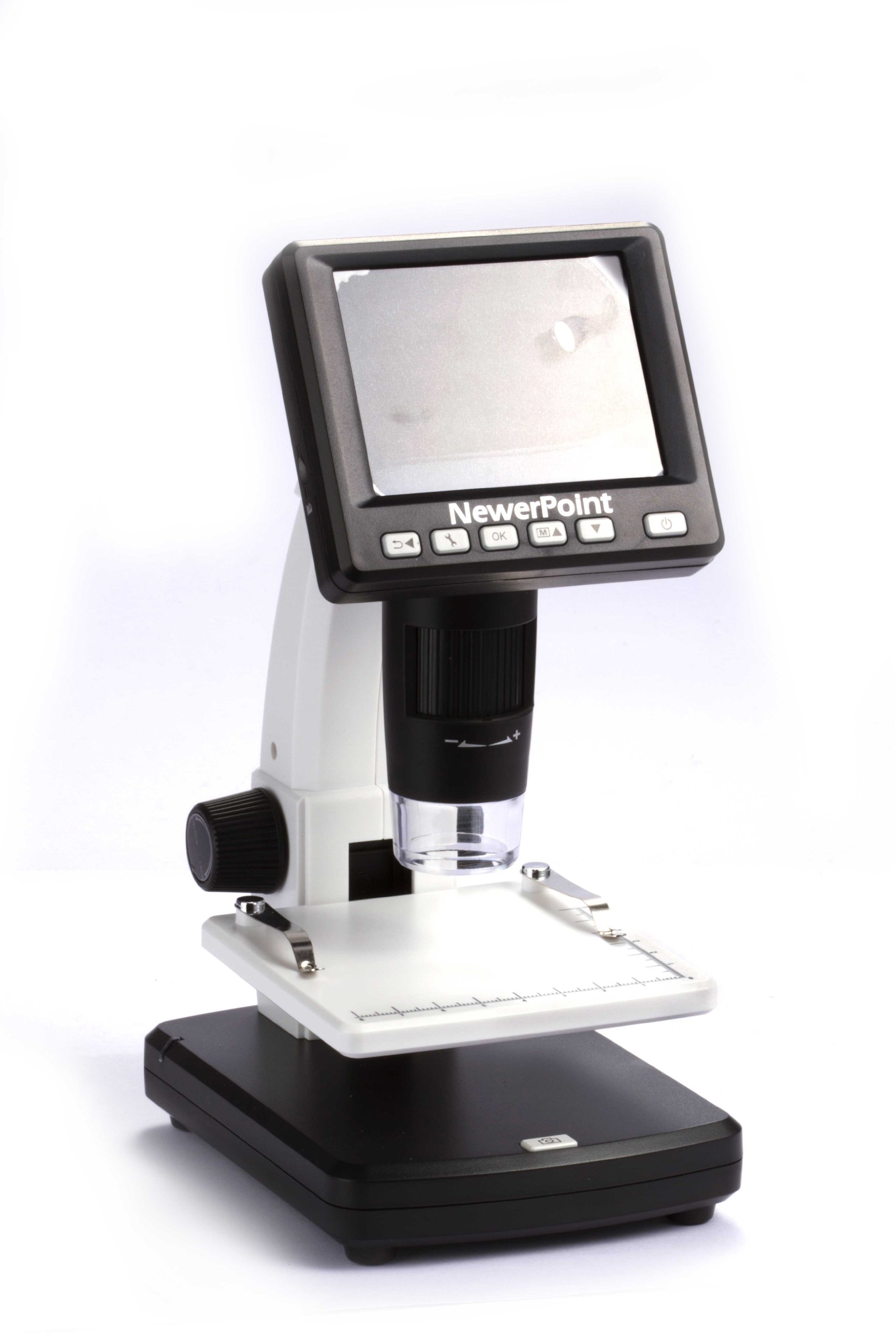 MeterTo Stand Alone LCD USB 3.5inch Digital Microscope UM038 Magnification 20x-200x, 1200x 5 Mega Pixels True Resolution 12M, 9M, 5M, 3M, 1.3M, VGA TV Output