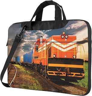 Bolso bandolera para portátil de 13 en 14 pulgadas, diseño de gato, Tren de carga, 40 cm