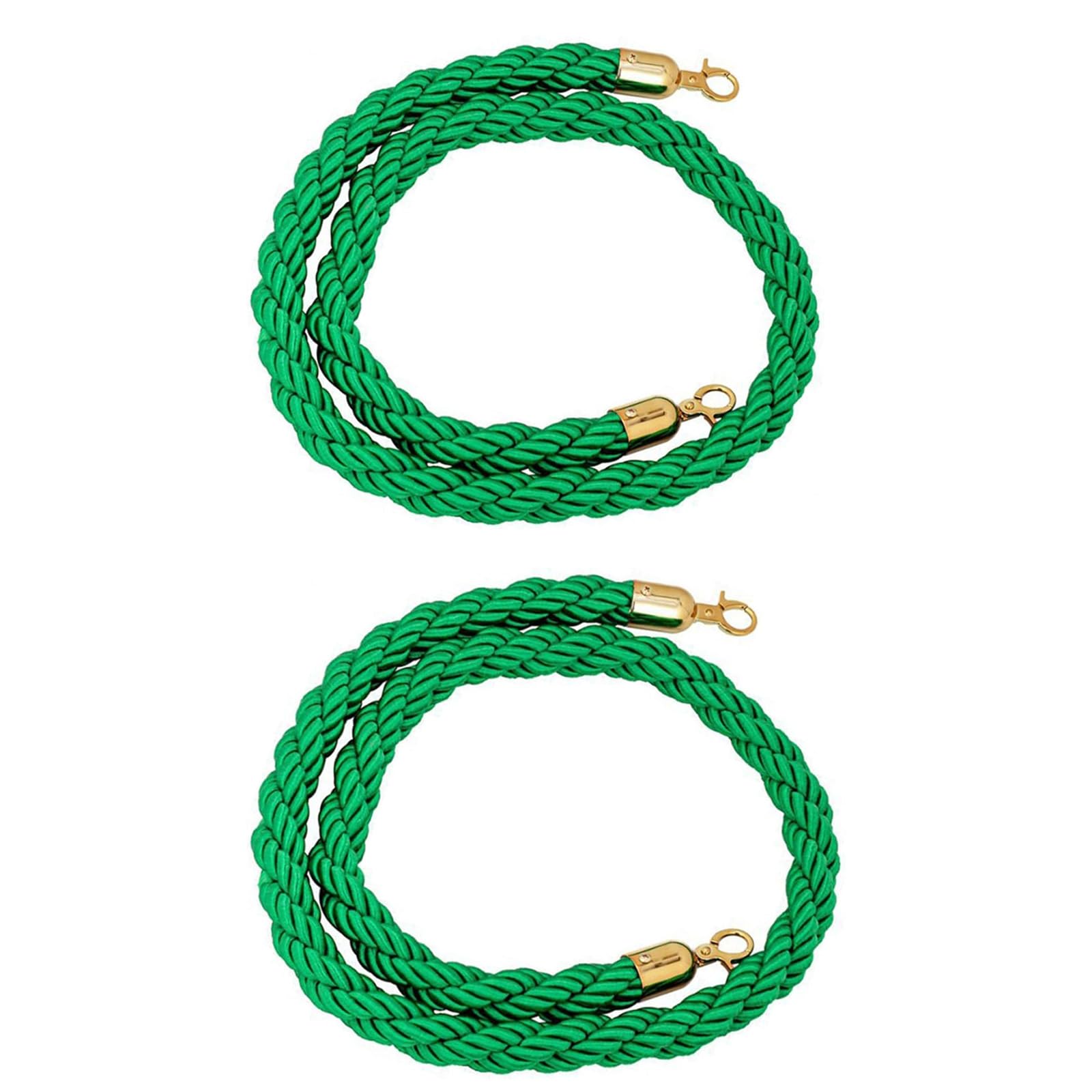 AUNANGLJSCS Rope barriers, Queue Barrier Rope, 2 PCS Ropes For Crowd Control,Stanchion Hemp Barriers Line For Posts Pole, 1/1.5/2/2.5/3M