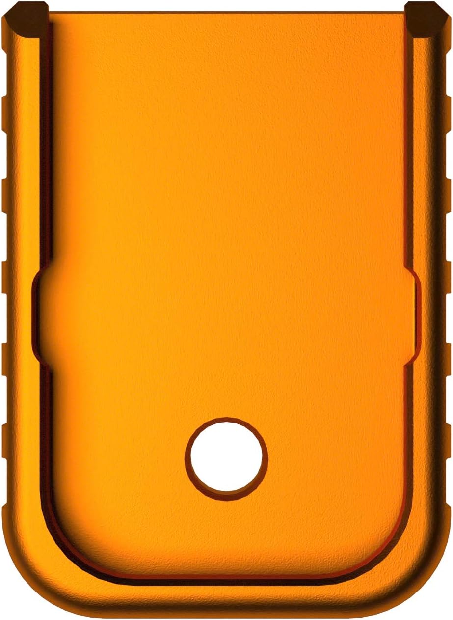 Magazine Base Plate for Glock Gen 1-5 - Copper (Straight Serrations) American Flag - Full Width Graphic - Fits 9mm .40 Cal .357 Sig 45 Gap