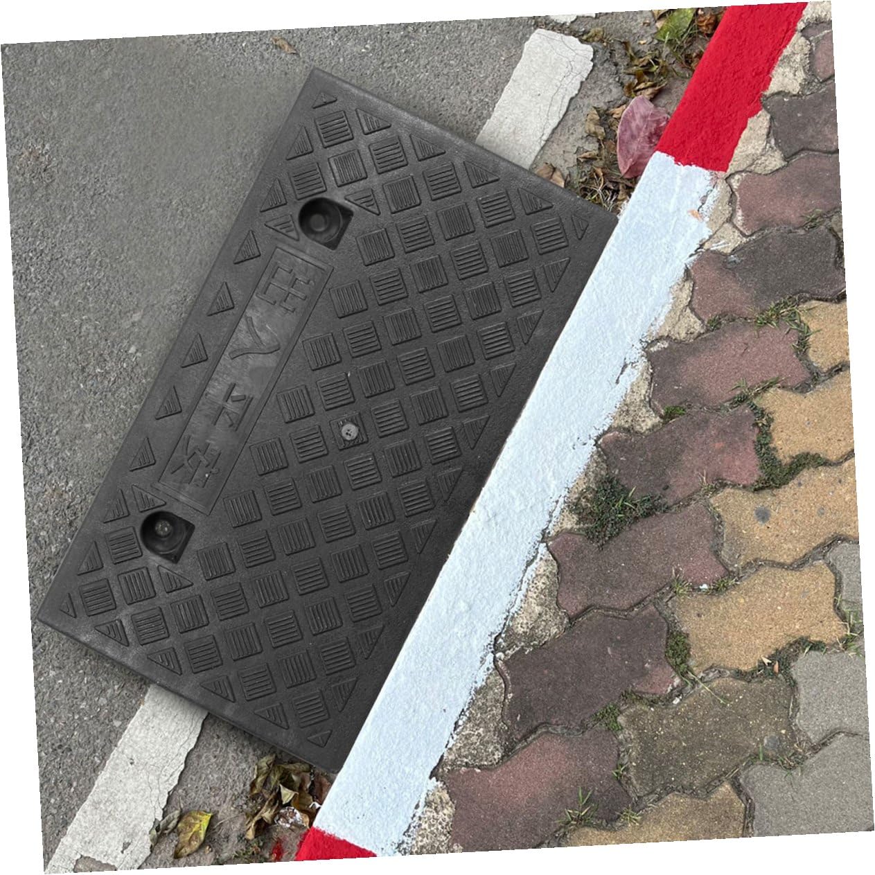 Rampa Soglia Porta in Gomma Nera Antiscivolo Portatile