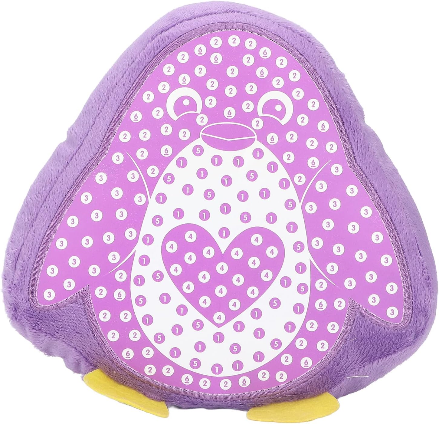 Plush Craft DIY Animal Pillow, Bright Colors Have Fun Decompression Animal Pillow Toys, Plush Animal Decompression Toys (Penguin 33688)