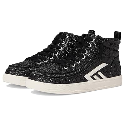 BILLY Footwear Kids BILLY CS High Top (Little Kid/Big Kid) Kids Shoes Black Glitz