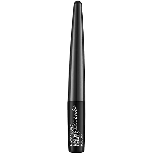 Miniatura 4 de Maybelline New York Master Precise Ink - Forro líquido metálico, Black Comet, 0.06 onzas líquidas