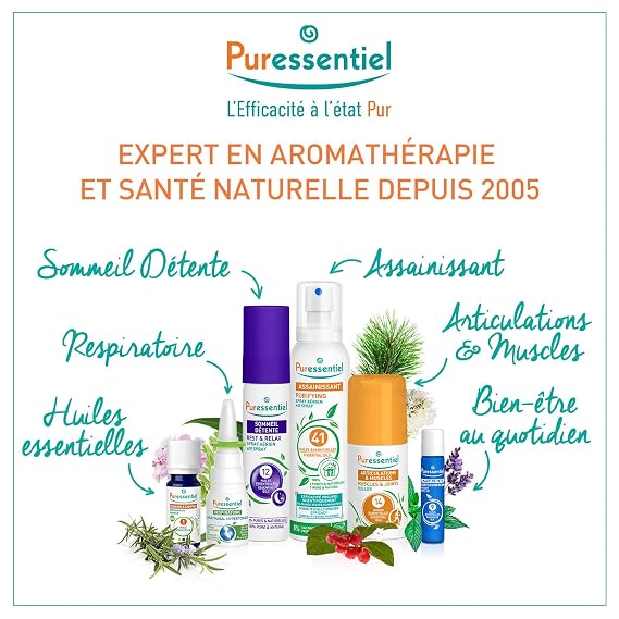 Puressentiel Diffusion Essential Oil - Naturally Derived Aromatherapy Blend - Formulated for Diffusion - Made with Essential Oils - Eco-Friendly Products - 1.01 oz