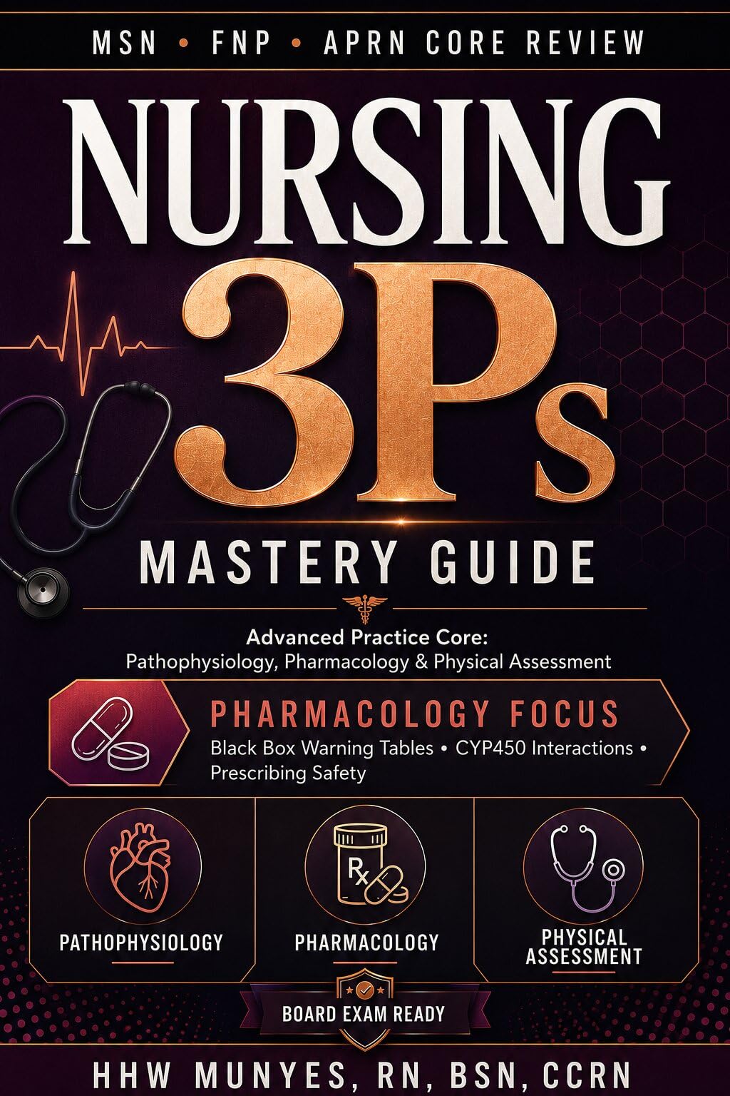 Nursing 3Ps Mastery Guide: Advanced Practice Core: Pathophysiology, Pharmacology & Physical Assessment (English Edition)