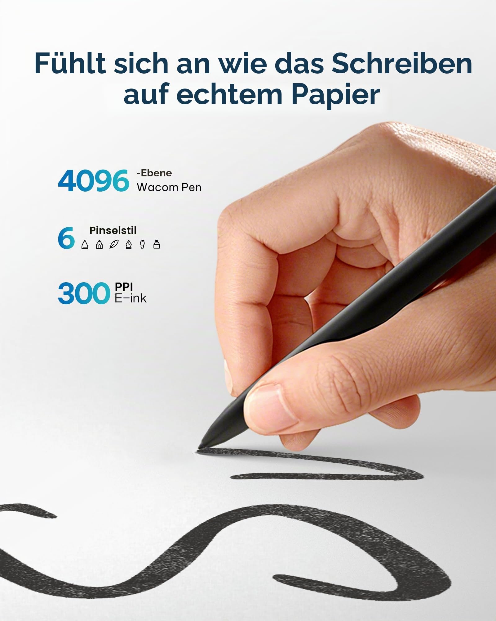 iFLYTEK AINOTE 2, 27,1 cm großer Bildschirm, AI-Note-Taking-Tablet, E-Ink-Tablet, 4,2 mm, elektronisches Notizbuch mit Stift, Sprache-zu-Text-Transkription, mehrsprachige ChatGPT-Unterstützung, für