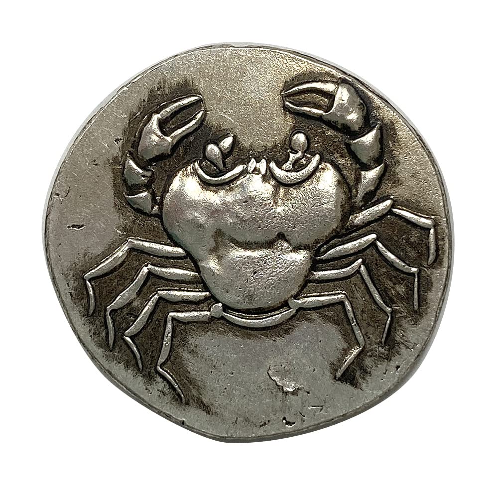 Amazon.co.jp: レプリカコイン 蟹 カニ 海鷲 シチリア島 450BC 古代