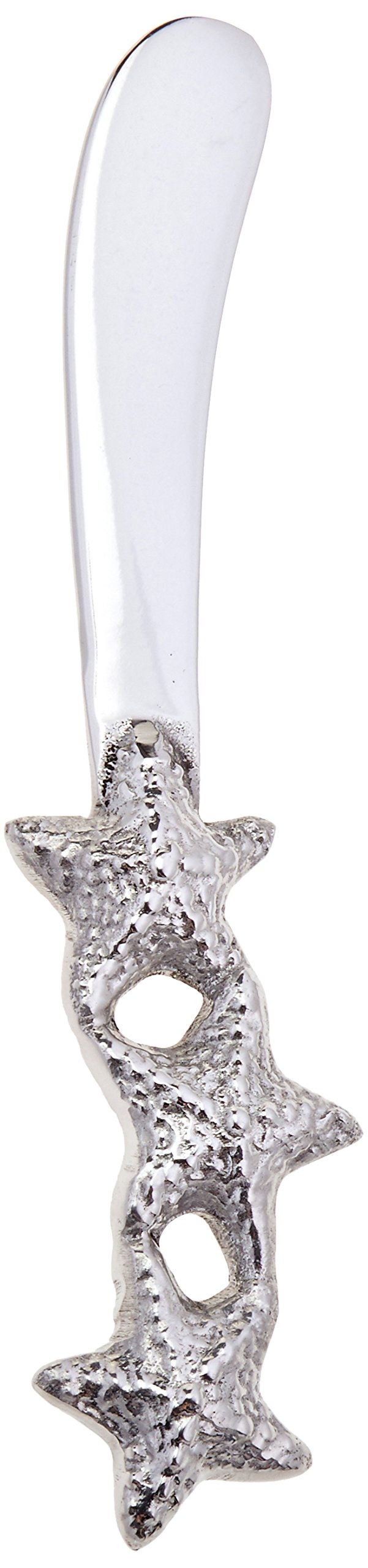 Mariposa Stacked Starfish Spreader Silver Dimensions: 7.5in L