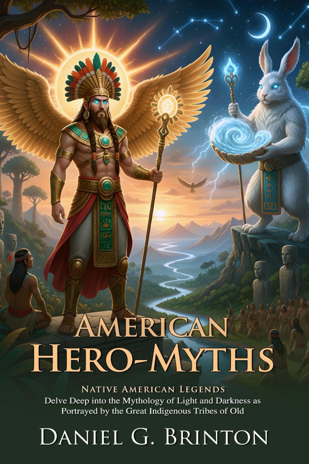 American Hero-Myths: A Study in the Native Religions of the Western Continent: The Origin of Aztec Mayan and Algonquin Hero Gods - Illustrated with Biography and Commentary