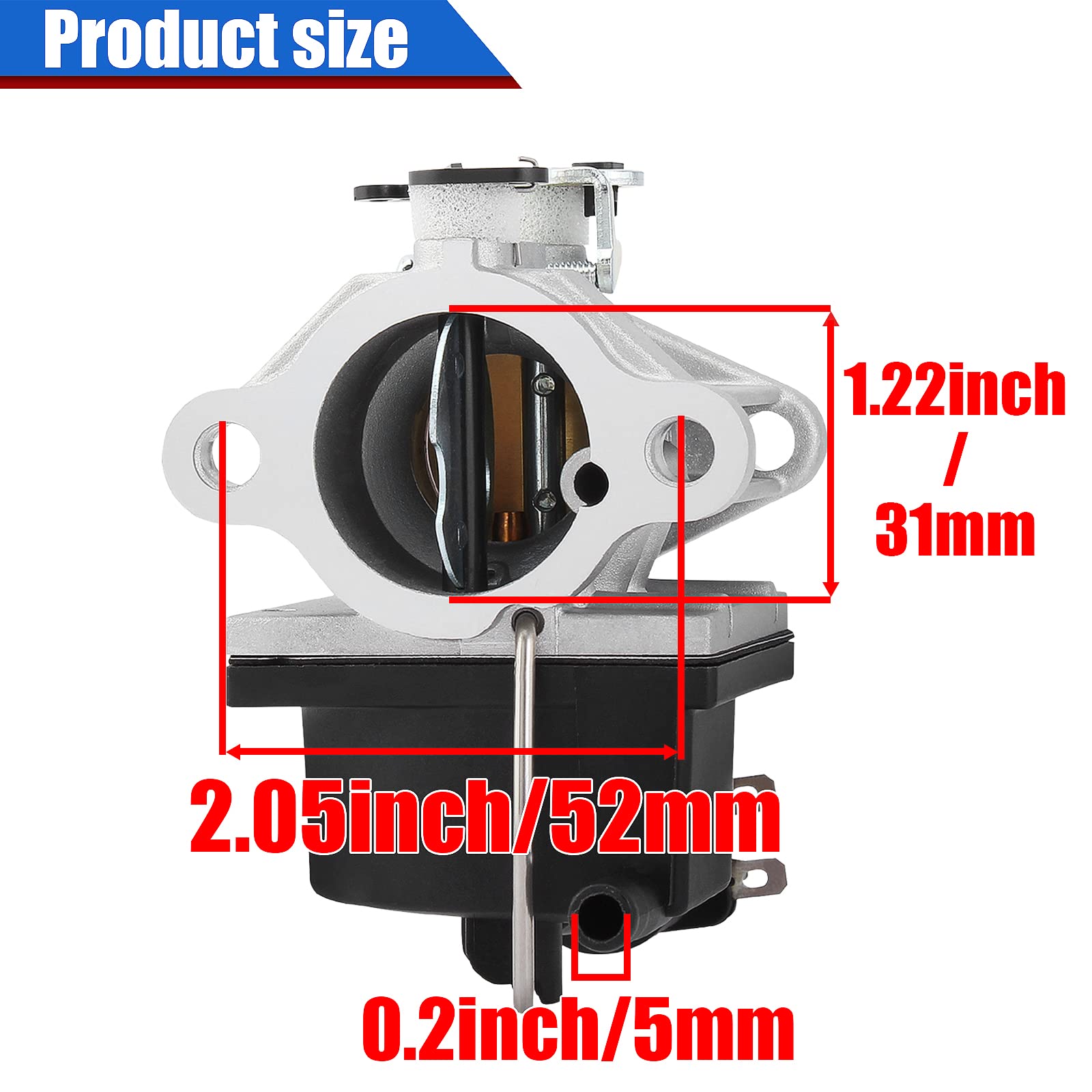 YOFMOO Carburetor Air Filter Compatible for Tecumseh 640330 640330A 640034 640034A 640072 640072A 640159 OV490EA OHV14 - Image 3